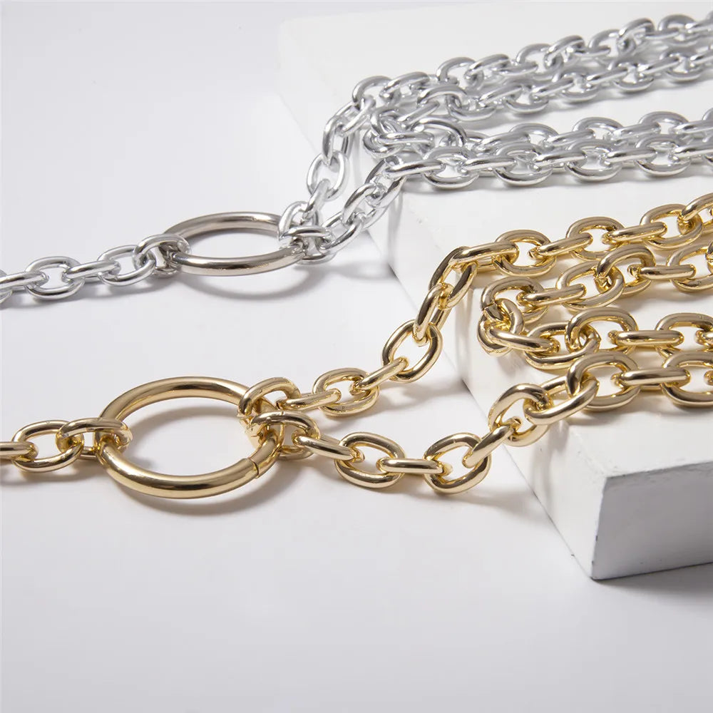 Long Chain Pendant Necklace