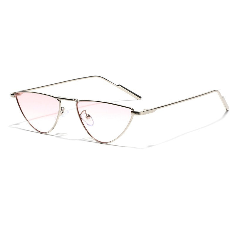 Triangle Metal Frame Colored Sunglasses