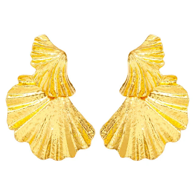 Assorted Design Gold Plated Earrings