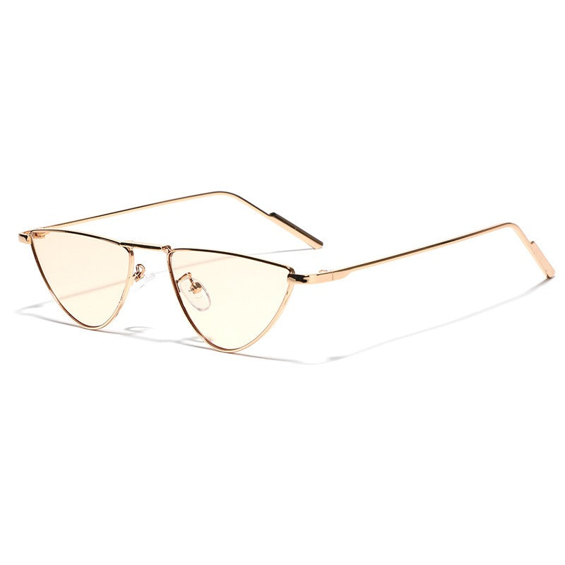 Triangle Metal Frame Colored Sunglasses