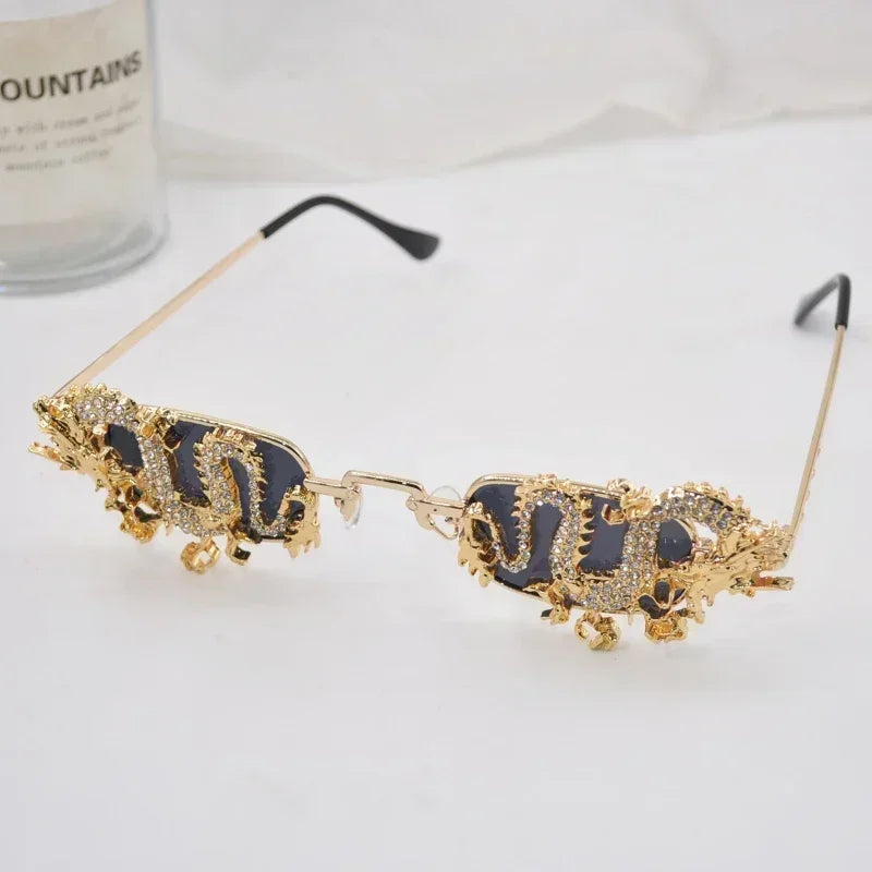 Rhinestone Snake UV400 Sunglasses