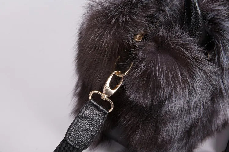 Genuine Fur Leather Bag