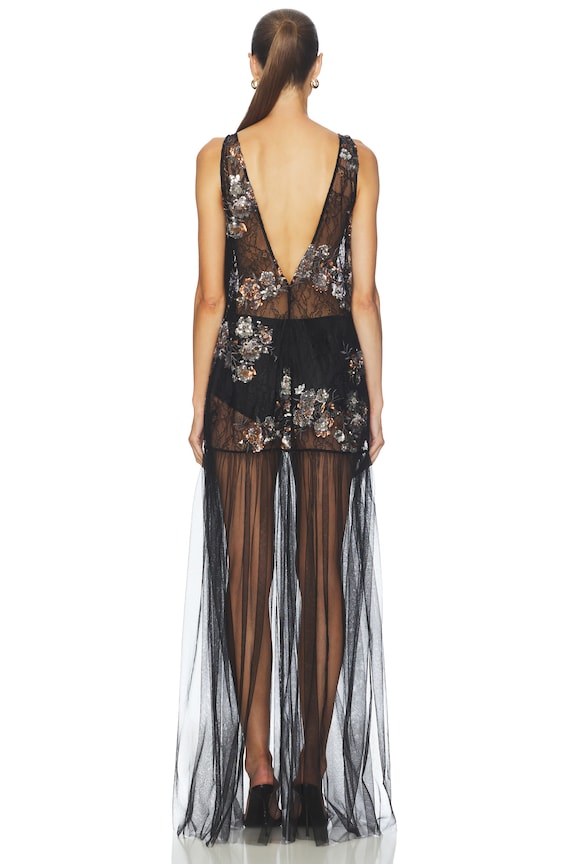 Anastasia Beaded Layered Dress