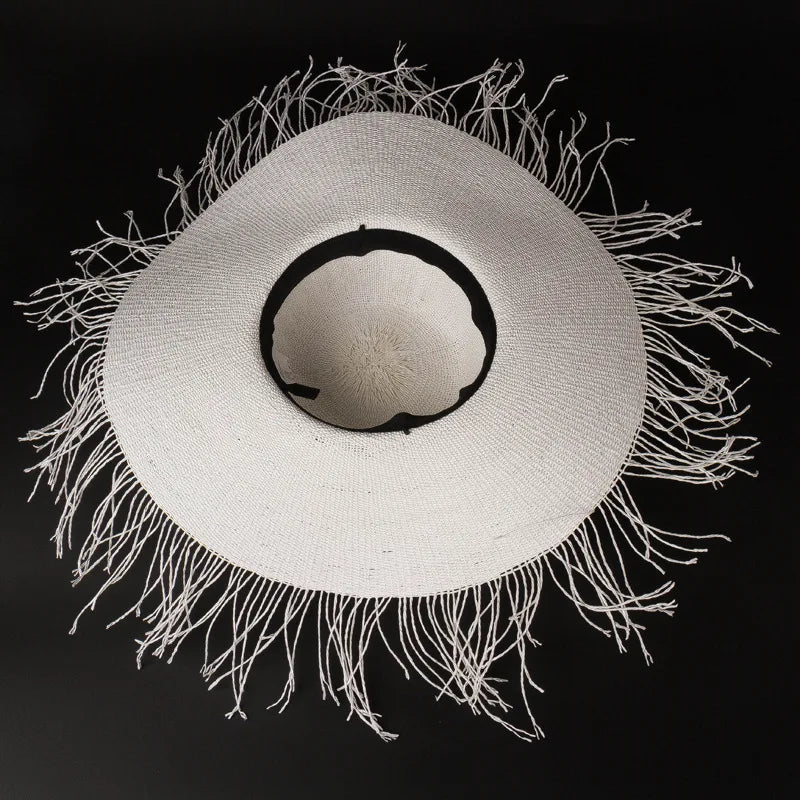 Bohemian Paper Straw Beach Hat