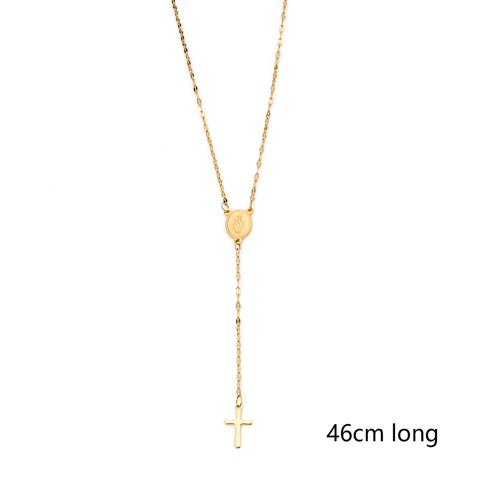 Gold Plated Cross Necklace