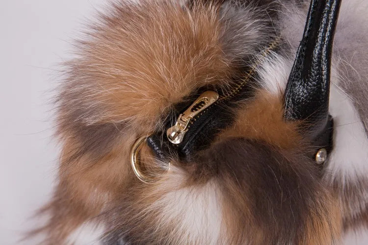 Genuine Fur Leather Bag