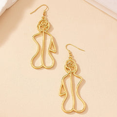 Pre Order:  Irregular Human Body Earrings