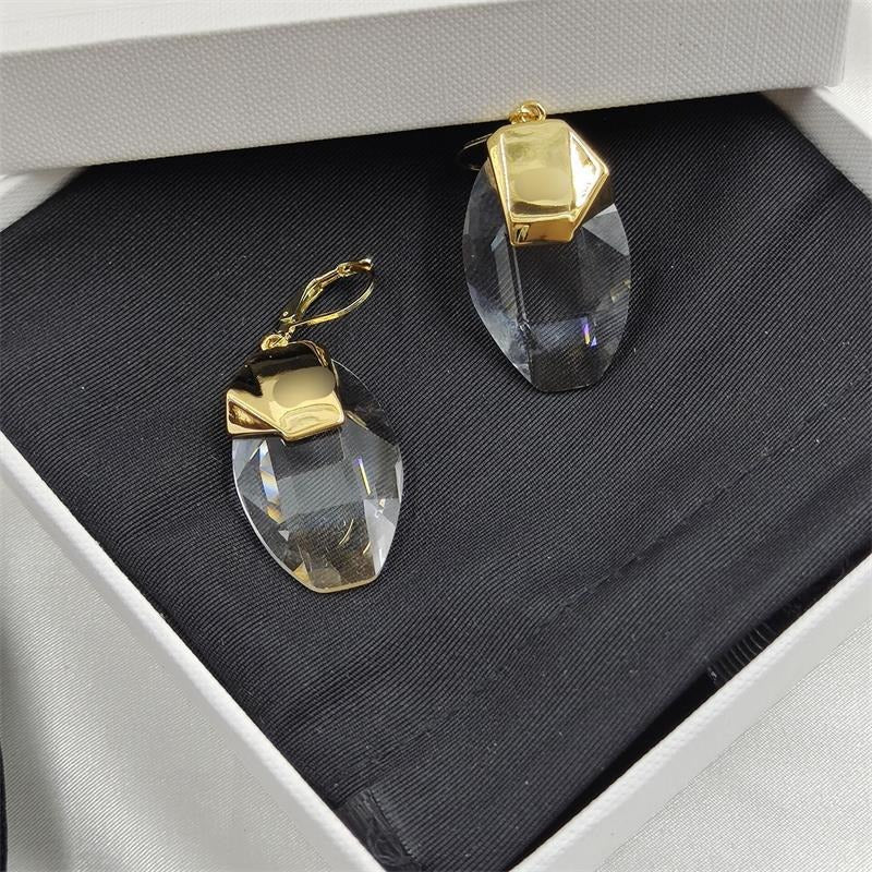 Pre Order:  French Transparent Crystal Earrings