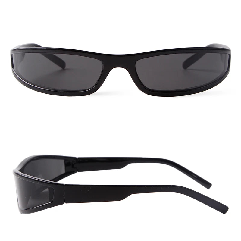 Rectangle Frame Narrow Sunglasses