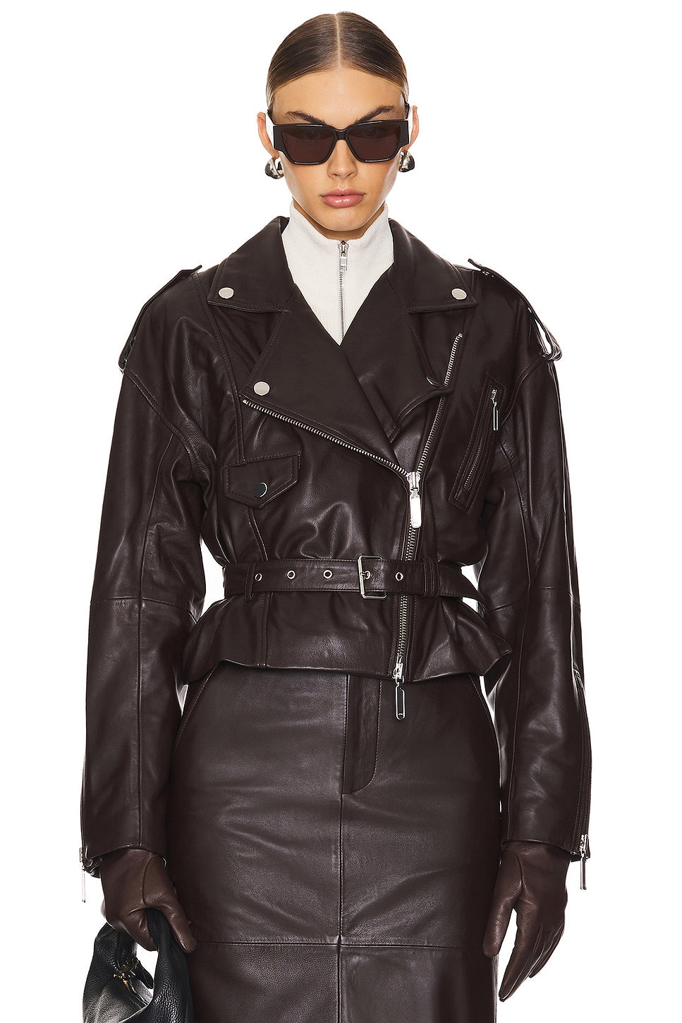 Ambrosia Leather Moto Jacket