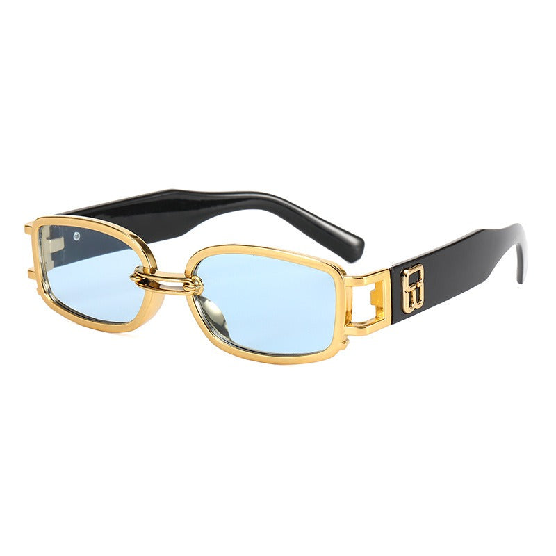 Pre Order:  Vintage Rectangle Tinted Lens Sunglasses