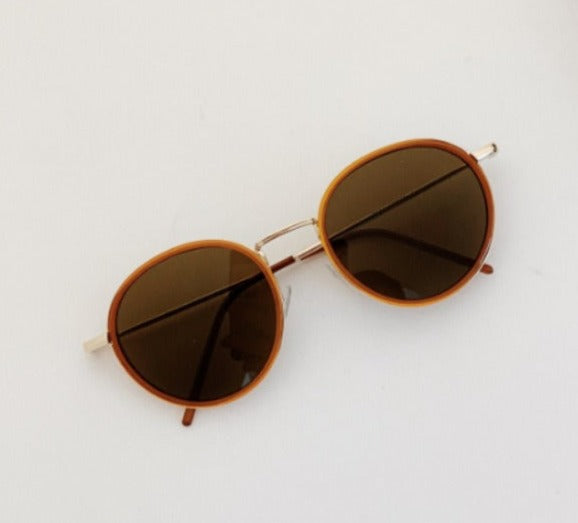 Round Frame Retro Sunglasses