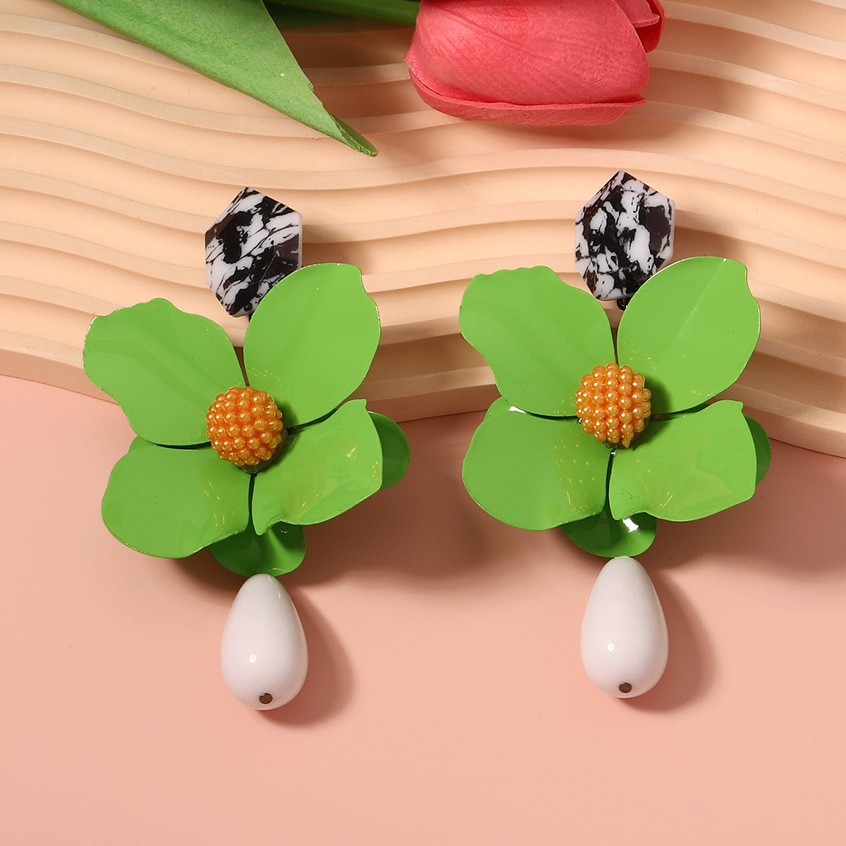 Bohemian Flowers Dangle Drop Earrings