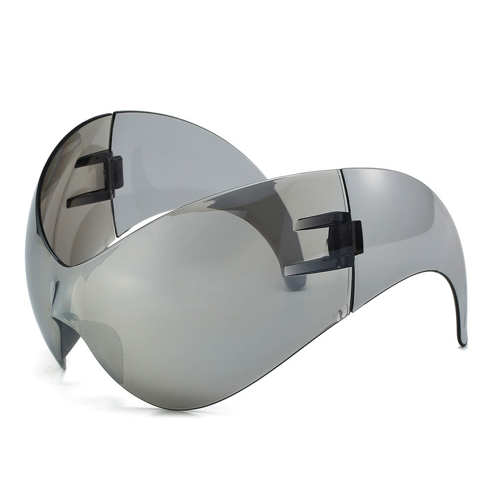 Contoured Large Frame Sunglasses