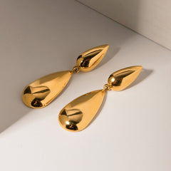 Pre Order:  Light Glossy Water Drop Earrings