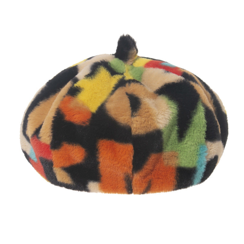 Graffiti Rainbow Beret