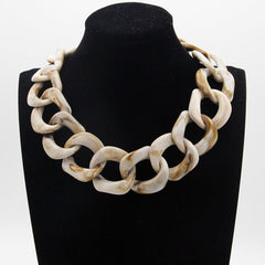 Chunky Chain Choker Necklace