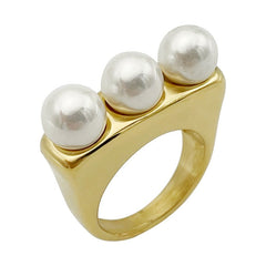 Pre Order:  Triple Pearl Ring