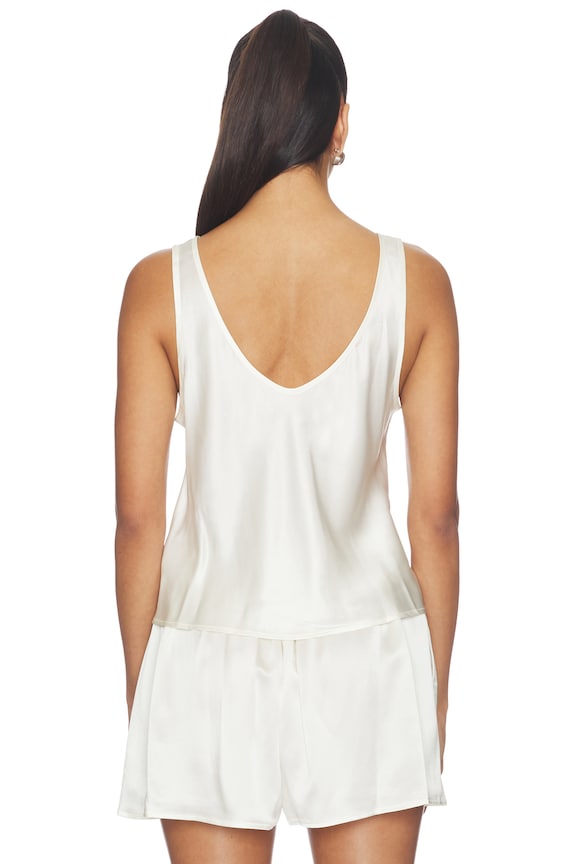 Silk Satin U Tank