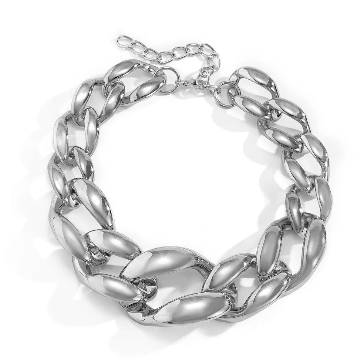 Exaggerated Chain Claw Clasp Necklace