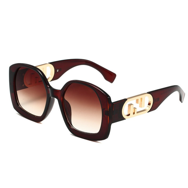 Square Hollow Gradient Sunglasses