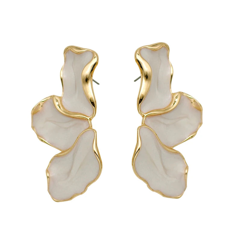 Flower Petals Stud Earrings