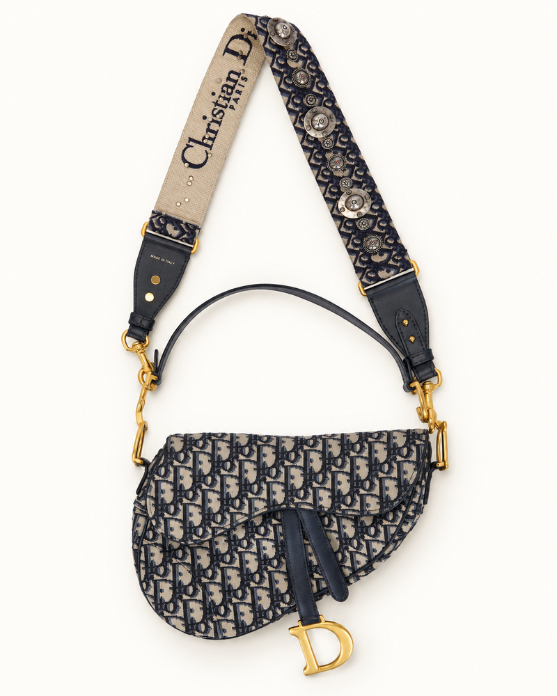 Dior Trotter Oblique Saddle Bag