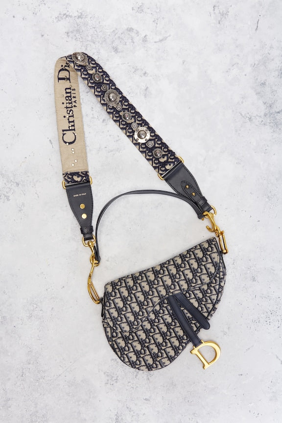 Dior Trotter Oblique Saddle Bag