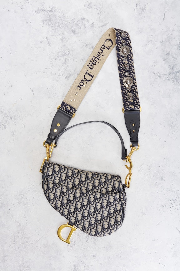 Dior Trotter Oblique Saddle Bag
