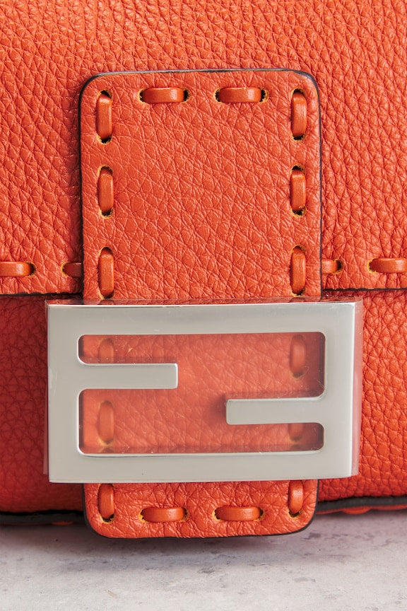 Fendi Selleria Mini Baguette Shoulder Bag