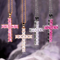 Cross Necklace Cubic Necklace