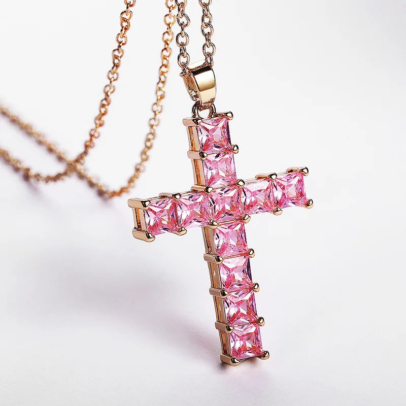 Cross Necklace Cubic Necklace