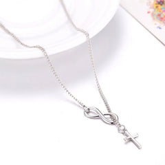 Minimalist Luck Cross Pendant Necklace