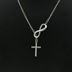 Minimalist Luck Cross Pendant Necklace