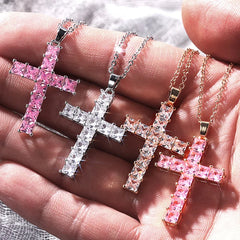 Cross Necklace Cubic Necklace