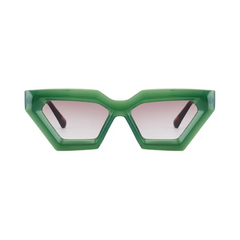 Geometric Thick Frame Sunglasses