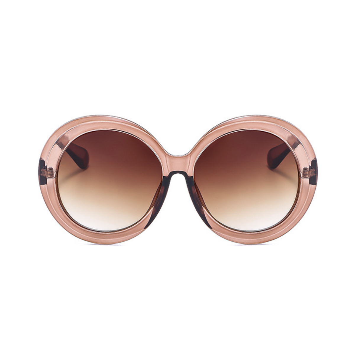 Oversized Gradient Round Sunglasses