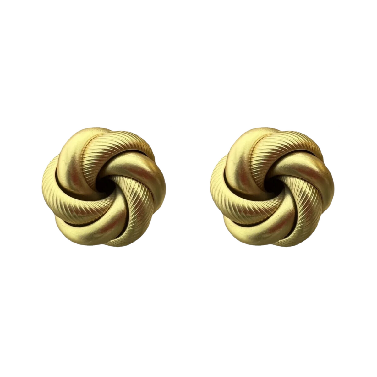 Twist Copper Stud Earrings