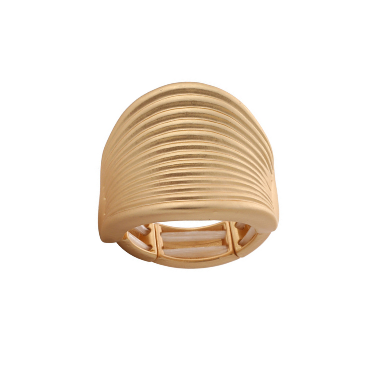 Chunky Ripple Adjustable Ring