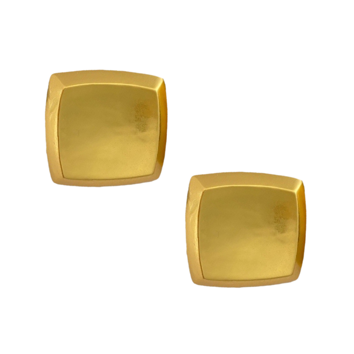 Irregular Square Clip Earrings