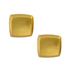 Irregular Square Clip Earrings