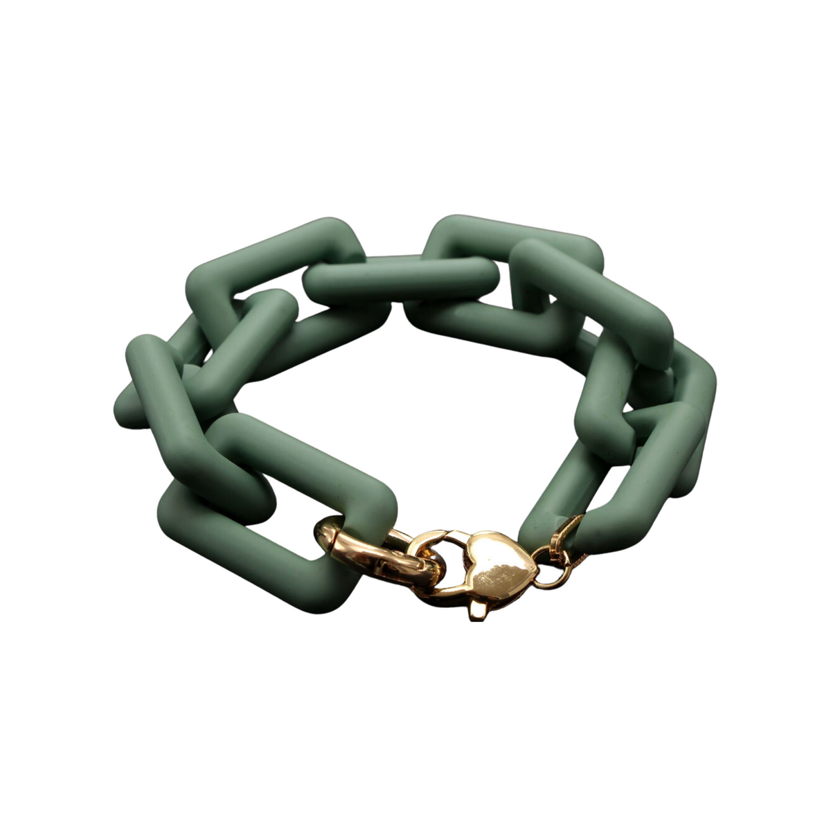 Matte Chain Resin Bracelet