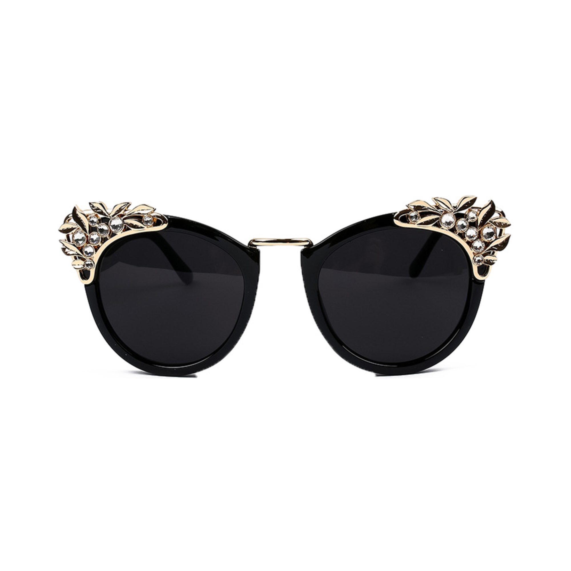 Rhinestone Cat Eye Full-Frame Sunglasses