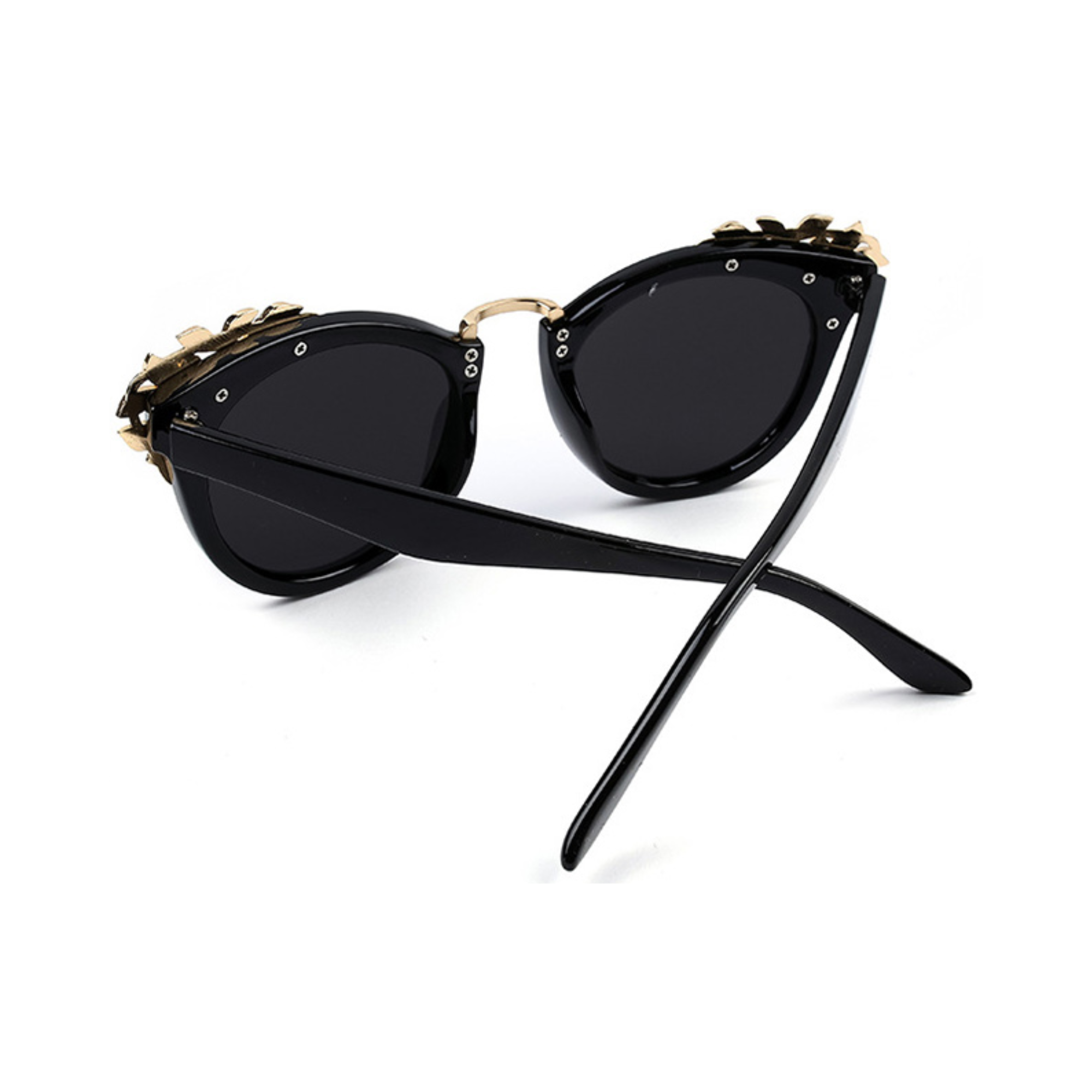 Rhinestone Cat Eye Full-Frame Sunglasses