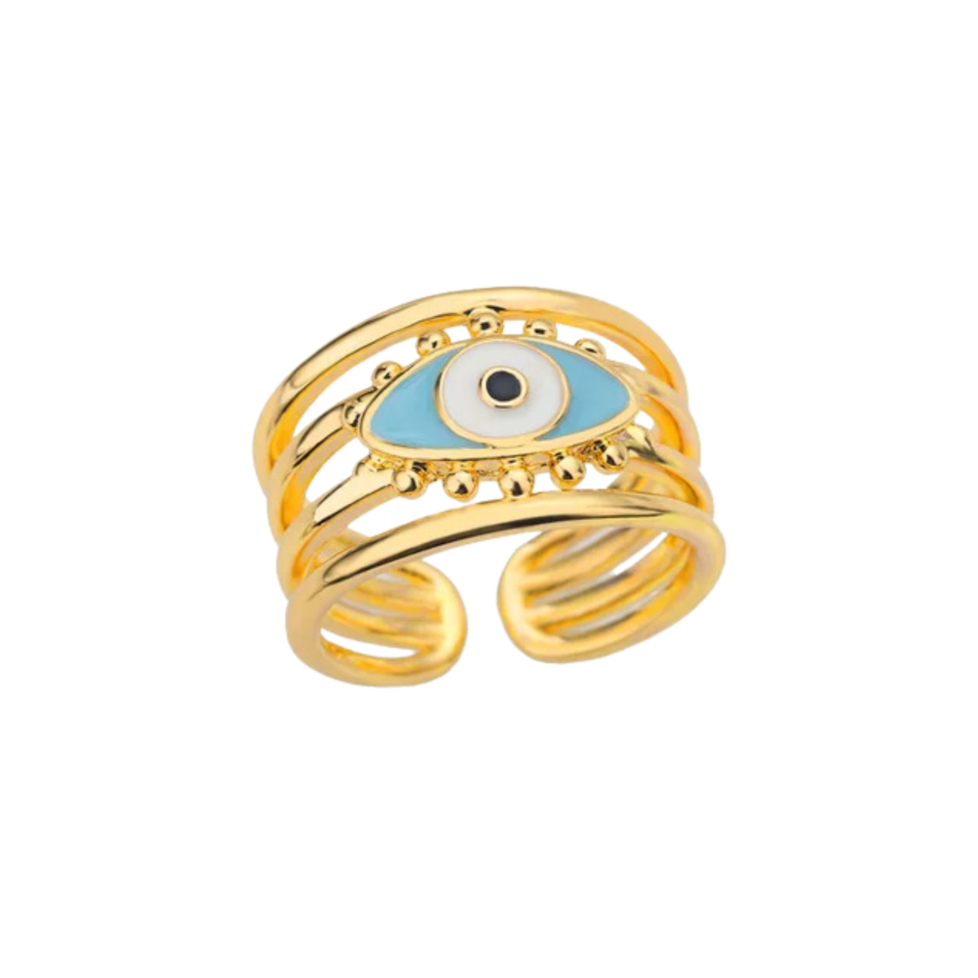 Assorted Eye Plated Copper Ring