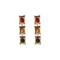 Traffic Light Drop Earrings