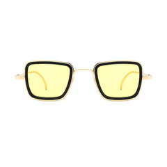 Square Metal Frame Colored Sunglasses