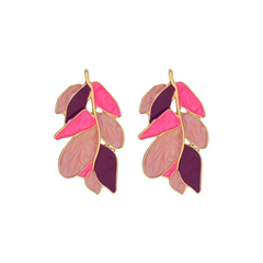 Leafy Branch Stud Earrings