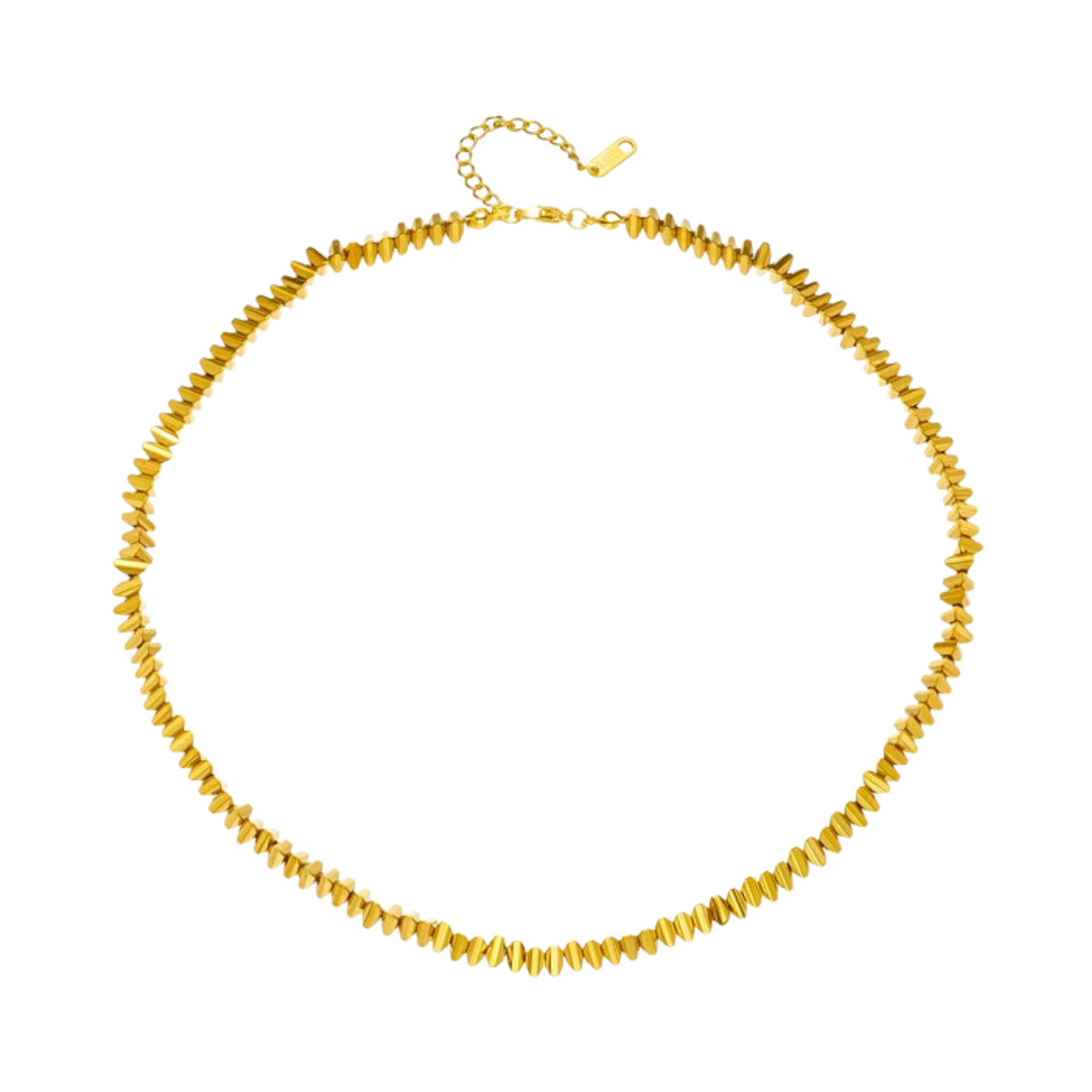 Beads Strand Gold Plated Necklace