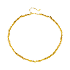 Beads Strand Gold Plated Necklace